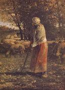 Jean Francois Millet Shepherdess oil painting artist
